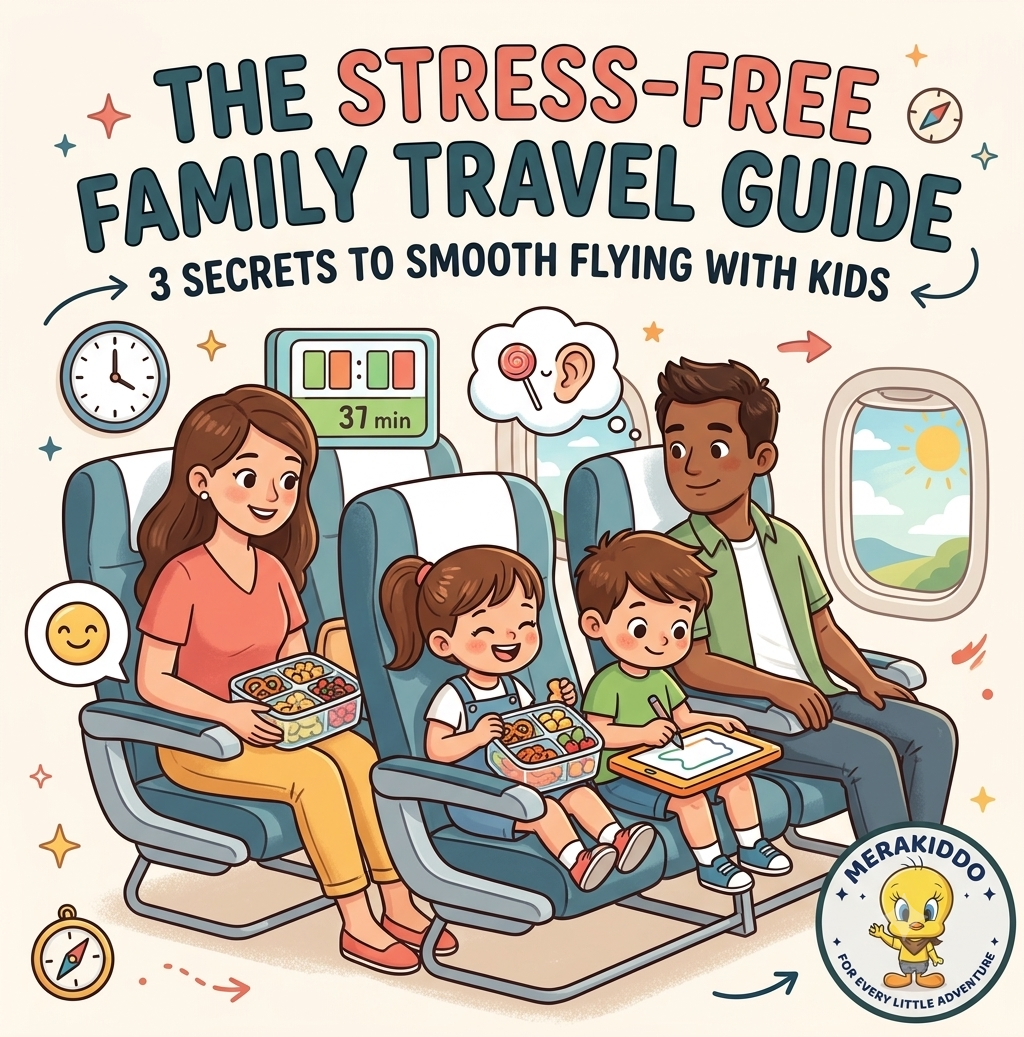 The Stress-Free Family Travel Guide: 3 Secrets to Smooth Flying with Kids