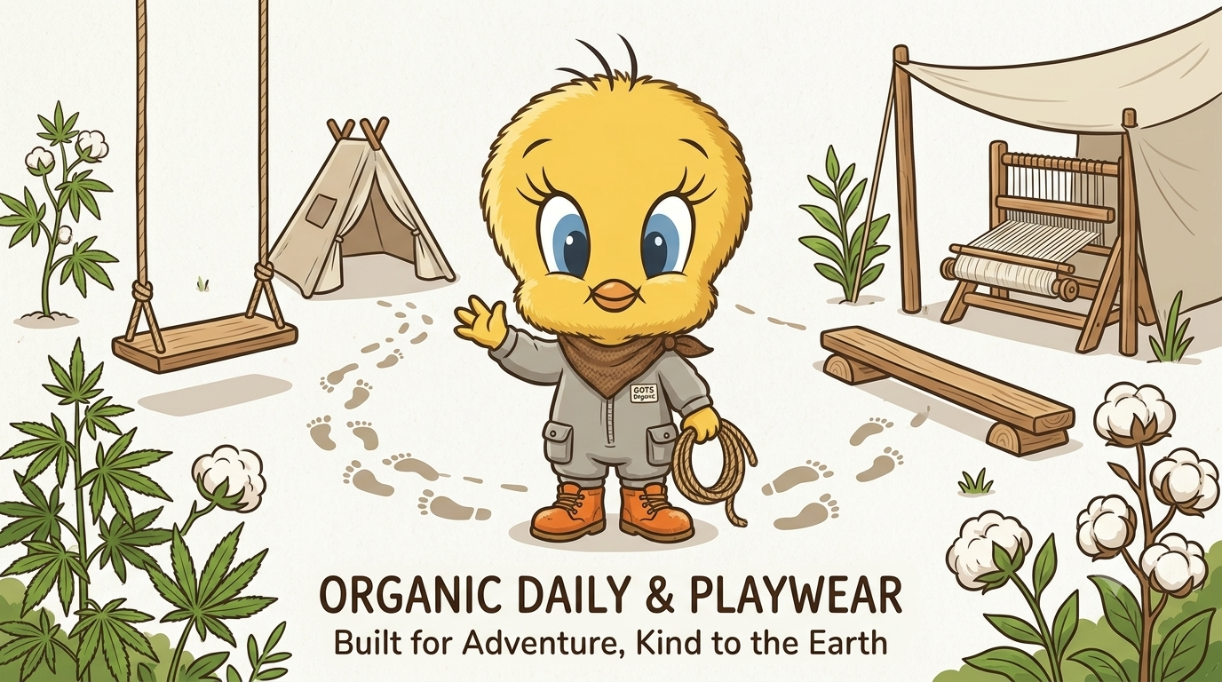 Organic & Sustainable Apparel (Daily & Playwear)