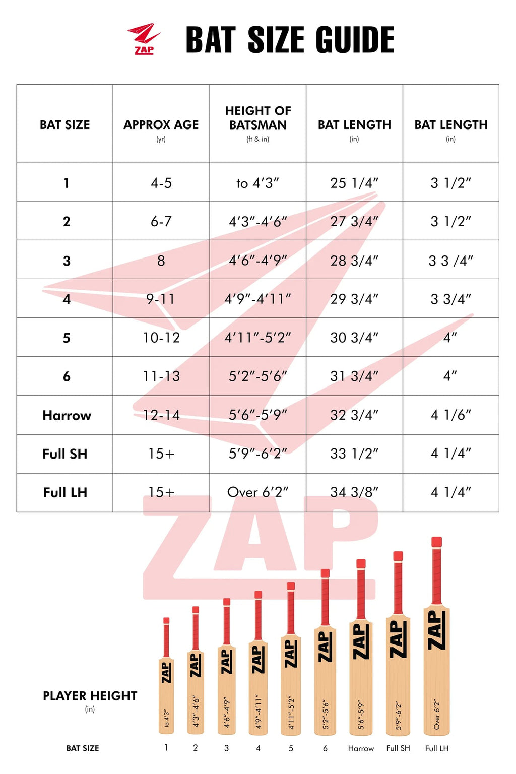 ZAP Instinct Kashmir Willow Bat